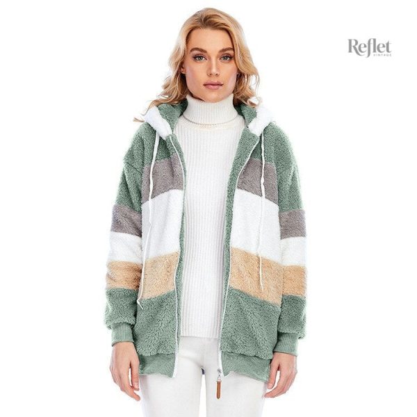 Veste d'hiver femme en style rétro