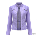 Veste en cuir femme au style intemporel