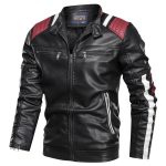 Veste en cuir distinguée pour une tenue décontractée