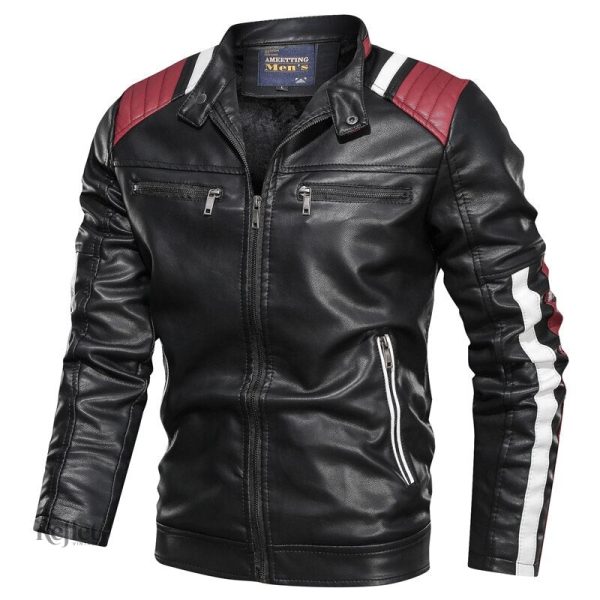 Veste en cuir distinguée pour une tenue décontractée