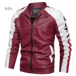 Veste homme en cuir au design classique