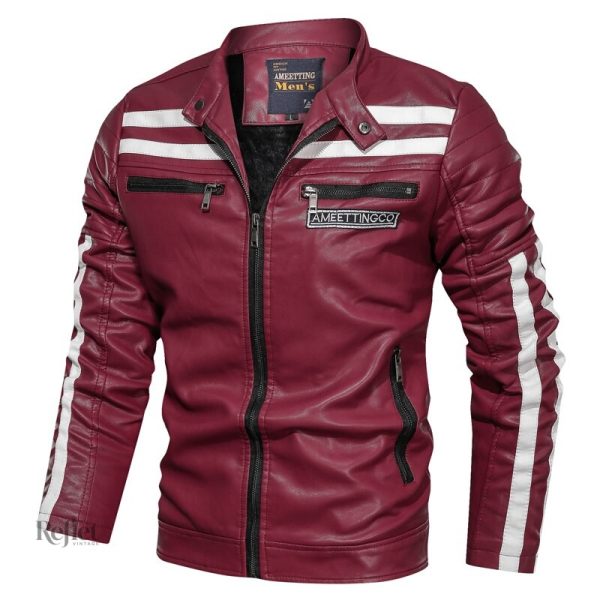 Cuir authentique pour une veste vintage masculine