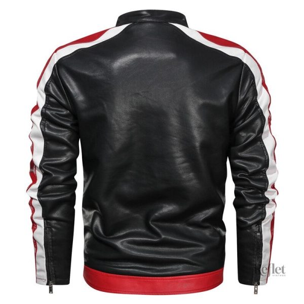 Veste vintage homme en cuir souple