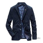 Veste homme en daim de style classique