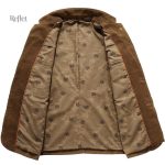 Veste en daim marron pour homme élégant