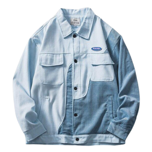 Veste en Jean Bleu Clair vintage pour femme