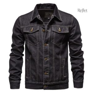 Veste en denim rétro pour homme