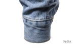 Veste vintage en jean délavé