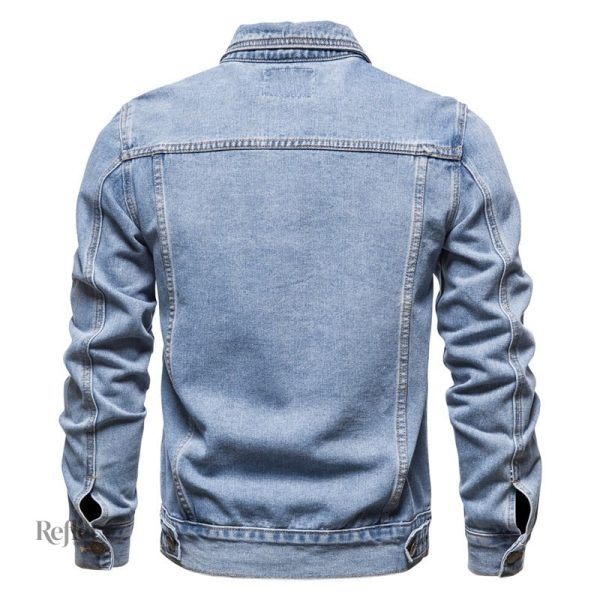 Veste en jean homme style rétro