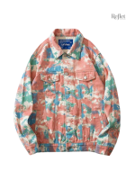 Veste en Jean Multicolore vintage pour homme