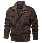 Veste en jean usé pour homme