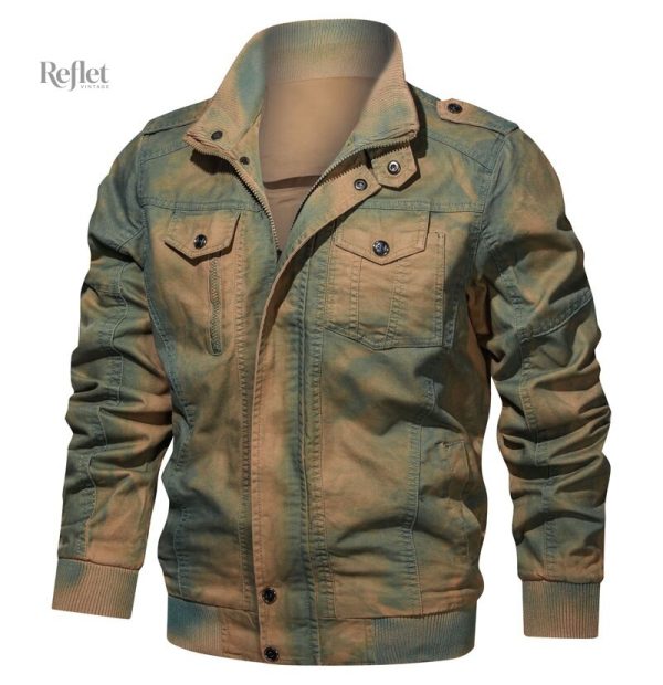 Veste en jean style ancien homme