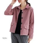 Veste femme avec design vintage et col distinctif