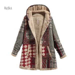 Veste Hiver Femme Vintage 90s en style rétro