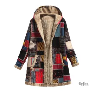 Veste chaude femme, inspiration années 90, style unique