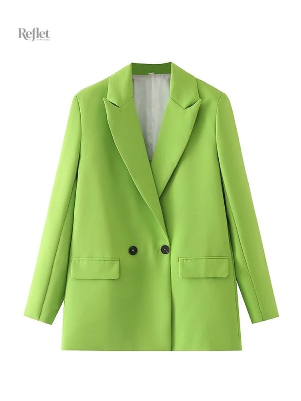Veste vintage en kaki pour ensemble décontracté