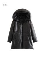 Veste vintage large femme en noir