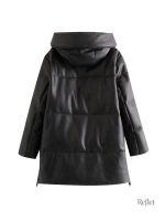 Veste vintage femme, coupe large, style rétro noir