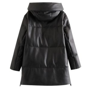 Veste vintage femme, coupe large, style rétro noir
