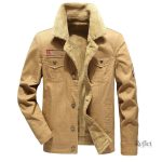 Veste Militaire Vintage Kaki pour Homme