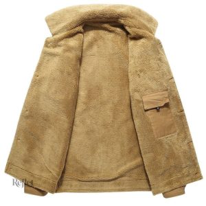 Veste Kaki au style vintage pour homme