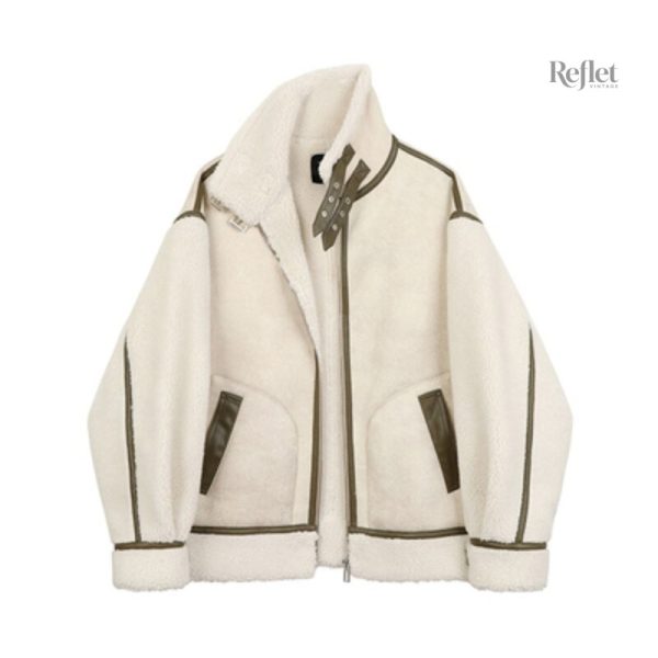 veste-polaire-vintage-femme-1 Veste polaire vintage femme en couleur pastel