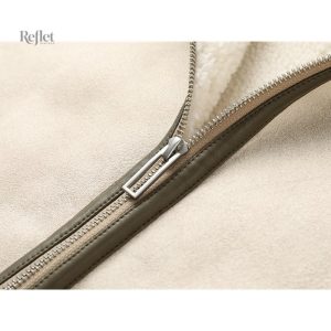 Veste polaire rétro pour femme, tissu doux et chaud