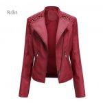 Veste en simili cuir pour un style vintage