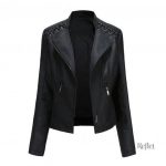 Veste chic en simili cuir pour une touche vintage