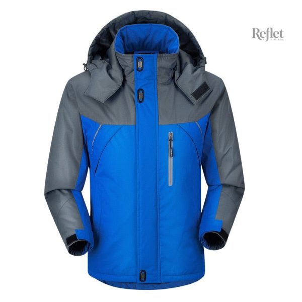 Veste de ski vintage pour homme, style unique et audacieux