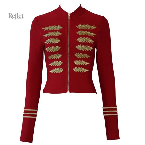 Veste vintage avec une coupe féminine raffinée
