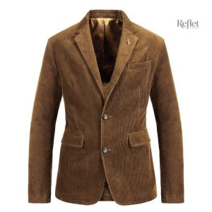 Veste Velours Côtelé Vintage Homme