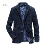 Veste vintage en velours pour homme élégant