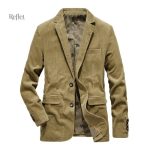 Veste en velours pour un look décontracté
