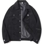 Veste côtelée pour homme, look vintage