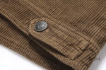 Veste en velours côtelé, style rétro
