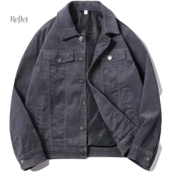 Mode homme : veste en velours côtelé