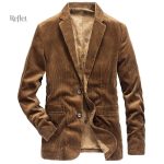 Veste vintage en velours pour homme