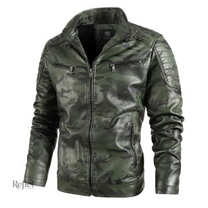 Veste verte vintage pour homme