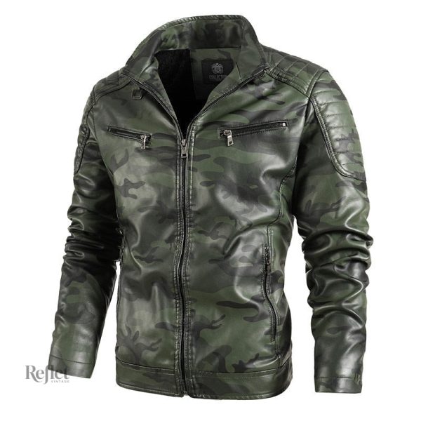 Veste verte vintage pour homme