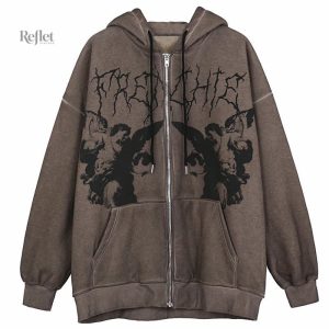 Veste vintage capuche femme