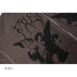 Veste rétro femme avec capuche