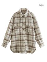 Veste vintage femme style chemise bucheron