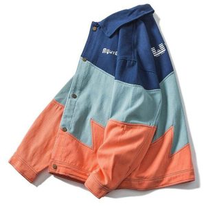 Veste Vintage Colorée pour femme, style unique et coloré