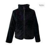 Veste vintage femme avec fourrure douce et chaleureuse