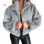 Veste rétro à fourrure, idéale pour un look tendance