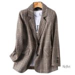 Veste oversize vintage femme, style décontracté et tendance