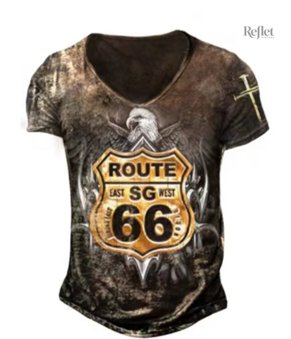 T-shirt homme vintage, graphisme unique