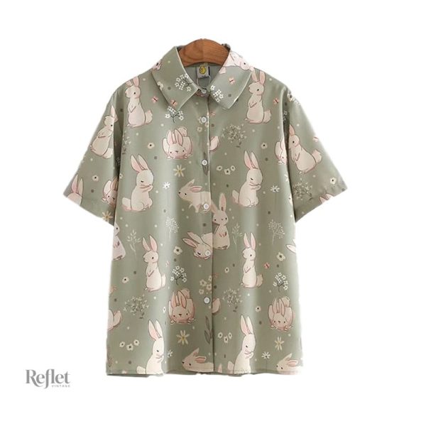vintage-chemise-femme-1 Chemise vintage femme au style rétro et décontracté