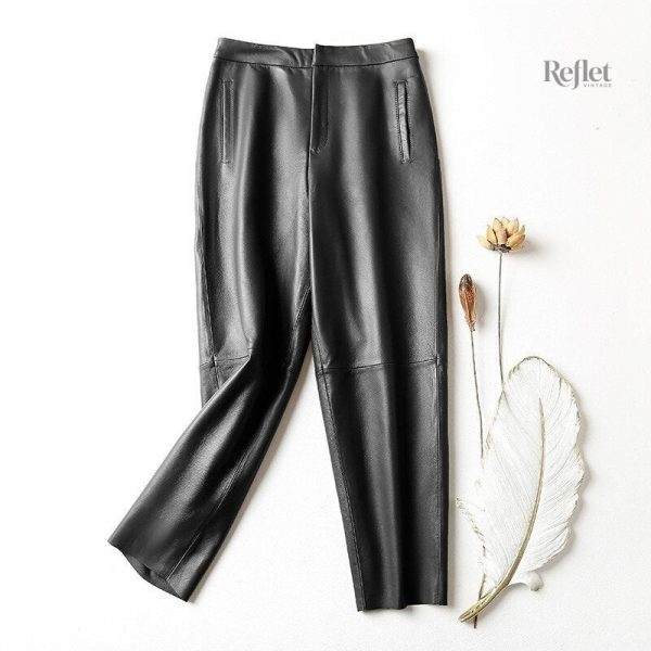 Pantalon femme au style vintage, confortable et stylé